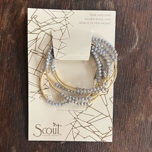 Gold Wrap Bracelet Set